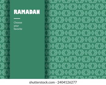 Arabic pattern Islamic Ramadan wallpaper seamless vector background ornamental 