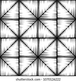 Arabic pattern, mesh, cage, mosaic, tile, doodle, vector, seamless background.