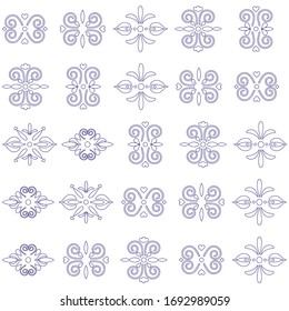 Arabic pattern seamless background. Geometric muslim ornament backdrop. vector illustration of islamic texture