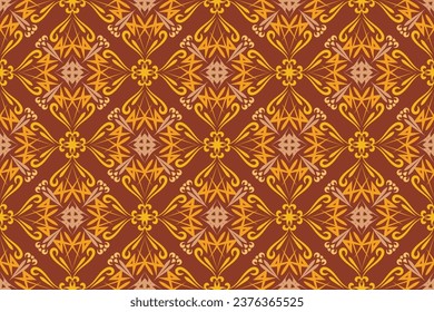 arabic pattern. White and gold background with Arabic ornament. Pattern, background and wallpaper for your design. Textile ornament. Vector illustration.