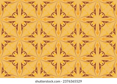 patrón árabe. Fondo blanco y dorado con adorno árabe. Patrón, fondo y fondo de pantalla para su diseño. Ornamento textil. Ilustración vectorial.