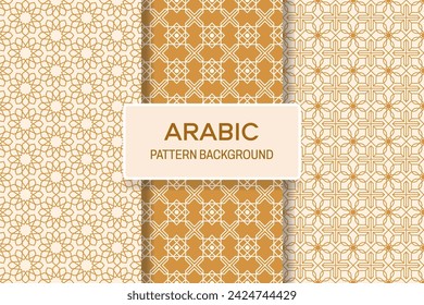 Arabic patterns colletion, Arabic traditional vector patterns.