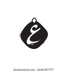 Letra árabe e persa monograma (gh), logotipo de letras árabes. ghayn letra árabe caligrafia árabe vetor design ilustração.