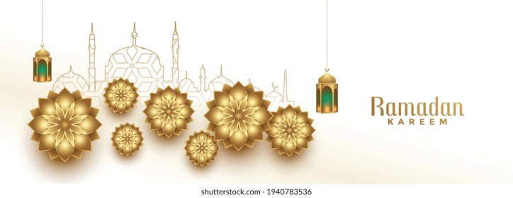 arabic ramadan kareem islamic eid festival banner design