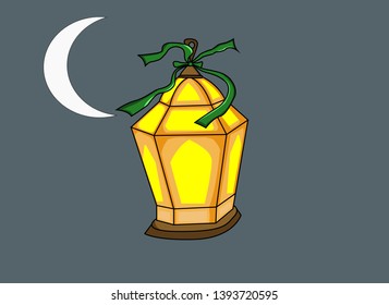 Arabic Ramadan Lantern Illustration vector