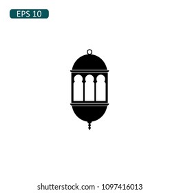 Arabic ramadan lanterns - vector icon