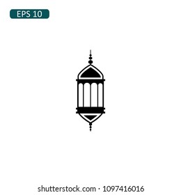 Arabic ramadan lanterns - vector icon