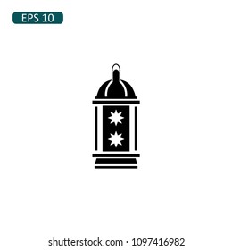 Arabic ramadan lanterns - vector icon