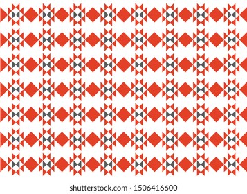 Arabic Red Pattern Design, Saudi Arabian Culture, Saudi National Day