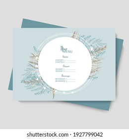 Arabic Restaurant Menu. Ramadan Greeting Card. Iftar Party Vector