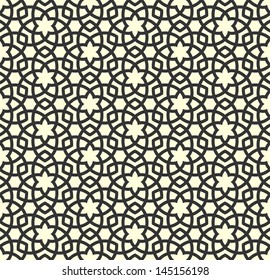 Arabic seamless ornament. Abstract background.