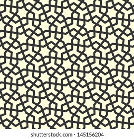 Arabic seamless ornament. Abstract background.