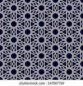 Arabic seamless ornament. Abstract background.