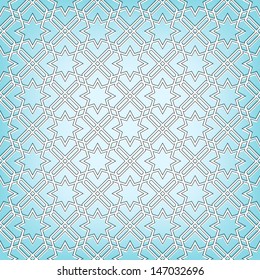 Arabic seamless ornament. Abstract background.