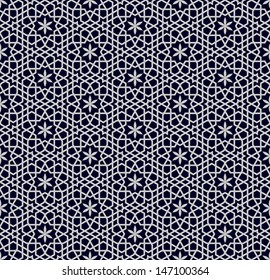 Arabic seamless ornament. Abstract background.