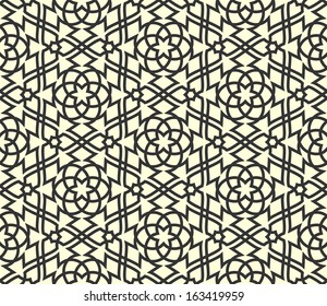 Arabic seamless ornament. Abstract background.