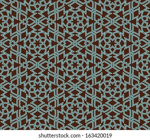 Arabic seamless ornament. Abstract background.