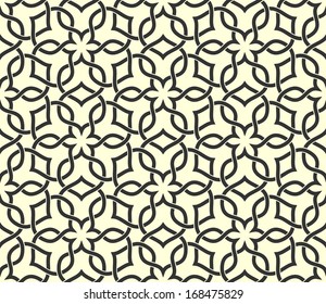 Arabic seamless ornament. Abstract background.