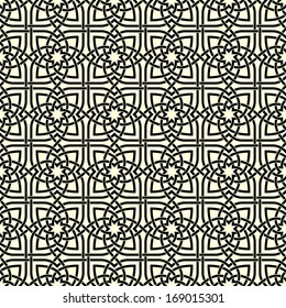 Arabic seamless ornament. Abstract background.