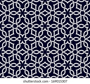 Arabic seamless ornament. Abstract background.