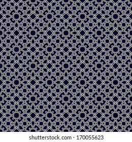 Arabic seamless ornament. Abstract background.