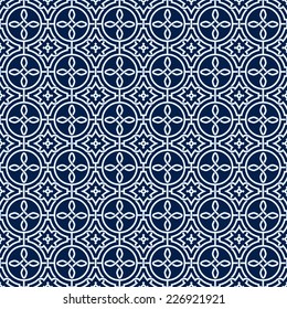 Arabic seamless ornament. Abstract background. 