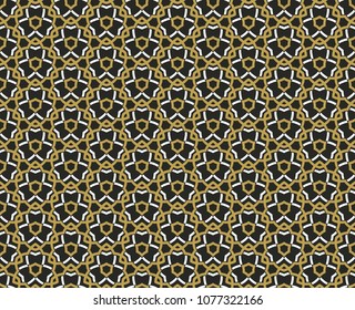 Arabic seamless ornament pattern. Ornamental decorative pattern background