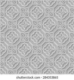 Arabic seamless ornament. Vector illustration EPS 10
