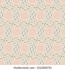 patrón árabe sin soldadura, color de menta verde beige, ilustración decorativa del vector este para el diseño