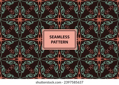 arabic seamless pattern with calm color