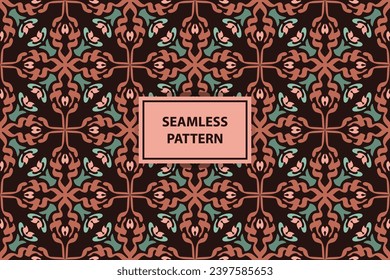 arabic seamless pattern with calm color