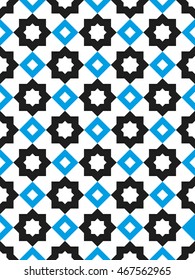 Arabic seamless pattern design. Vector illustration.