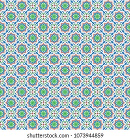 Arabic seamless pattern geometric ornate background