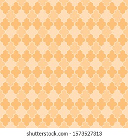Arabic seamless pattern grid lantern shapes tiles.