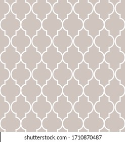 Arabic seamless pattern grid lantern shapes tiles.