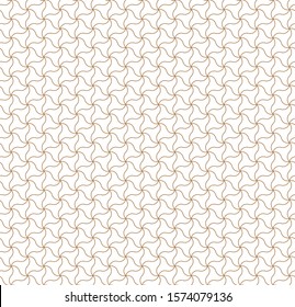 Arabic seamless pattern grid round shapes tiles.