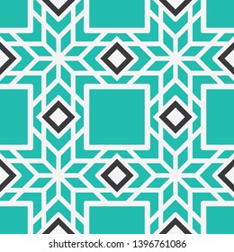 Arabic seamless pattern. Oriental geometric ornament