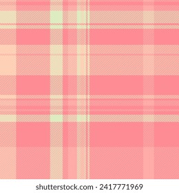 Arabic seamless textile background, 1960s tartan texture check. Autumn plaid pattern vector fabric in red and light colors.