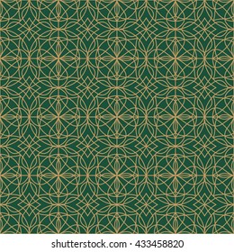Arabic seamless vector pattern. Abstract  ornament background.