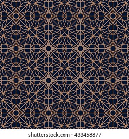 Arabic seamless vector pattern. Abstract  ornament background.