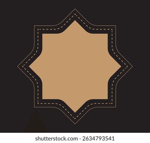 Arabic shape traditional Islamic style silhouettes. Ramadan kareem frames with transparent background. Traditional arabians design elements. 