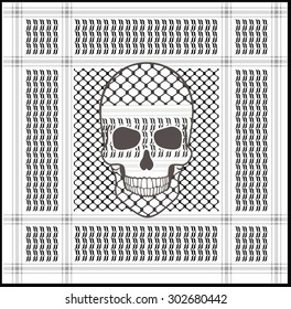 arabic skull shemagh