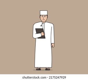 Arabic student Character from Oman