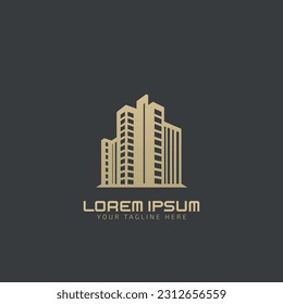 Arabic style architecture building Logo concept icon