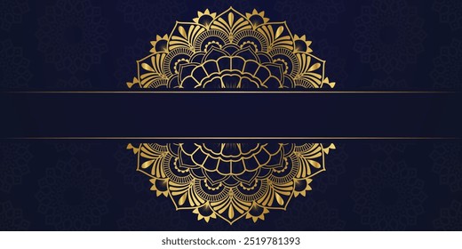 Arabic style Luxury ornamental mandala design background. Decorative ancient ornament. Design for invitation, wedding card, Diwali, decoration. India, Indian, Arabic, Damask, Asian, Turkish, Dubai