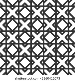 Arabic style pattern background illustration. Seamless pattern in authentic arabian style