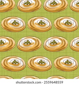 Arabic Sugary Sweet Vector Seamless Pattern