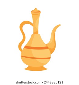Arabische Teekanne Illustration Vektorgrafik