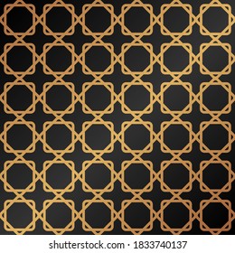 Arabic traditional vector art. seamless pattern in Arabic style.