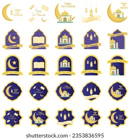 Tipografía árabe Eid Mubarak Eid Al-Adha Eid Saeed , texto de Eid Al-Fitr Caligrafía ,
